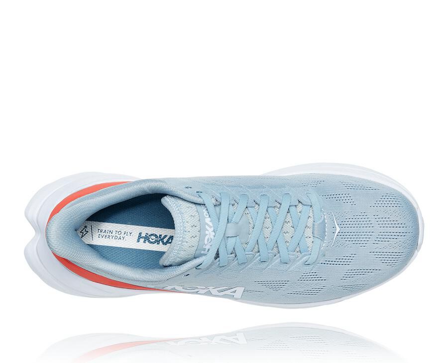 Tenis Hoka One One Hombre Azules/Blancos - Mach 4 - PQUH04156